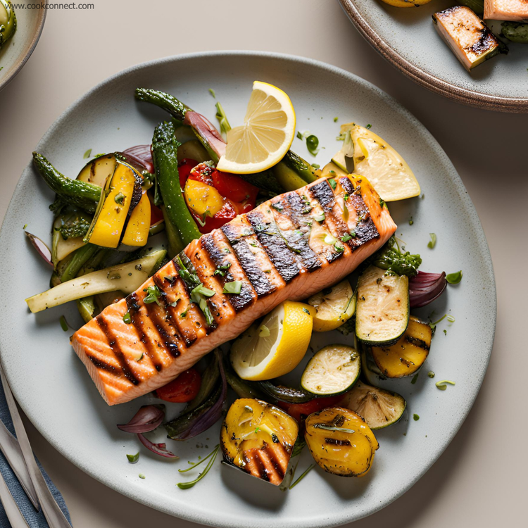 Grilled Salmon or Tofu