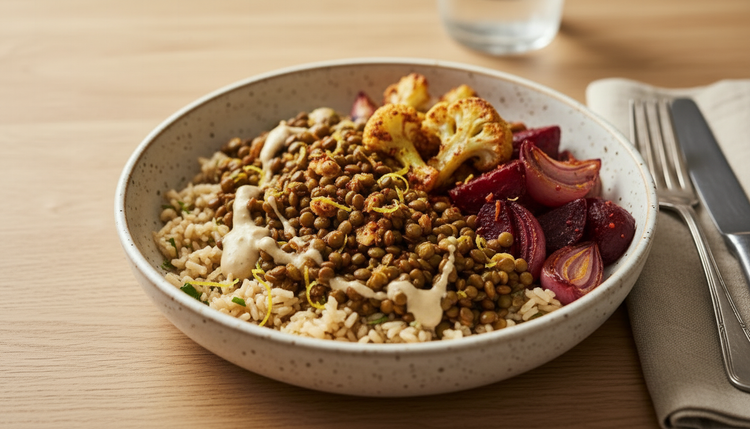 Spiced Lentil Bowl