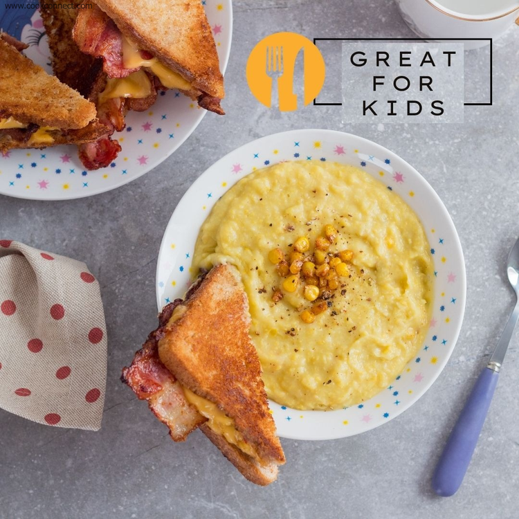 Corn Chowder & Bacon Melt