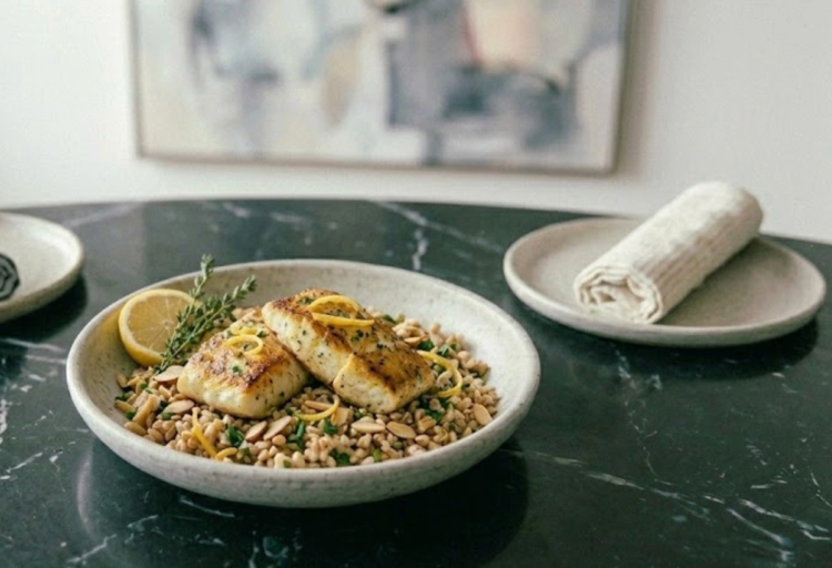 Seared Lemon Cod