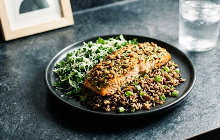 Pepita Crusted Salmon