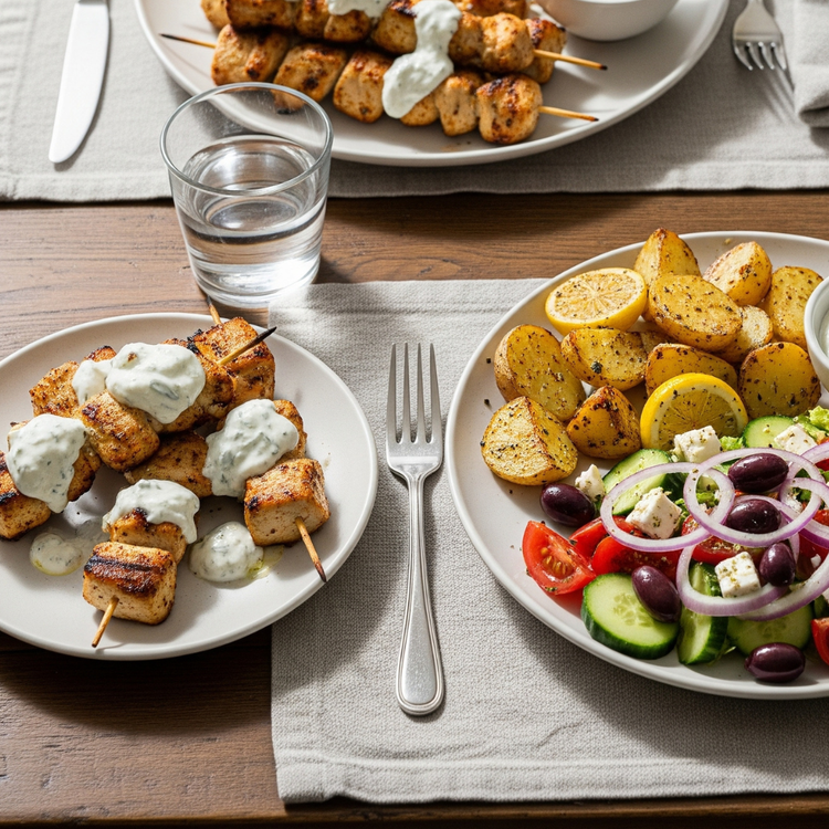 Greek Chicken Skewers