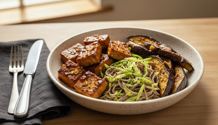 Miso-Glazed Tempeh