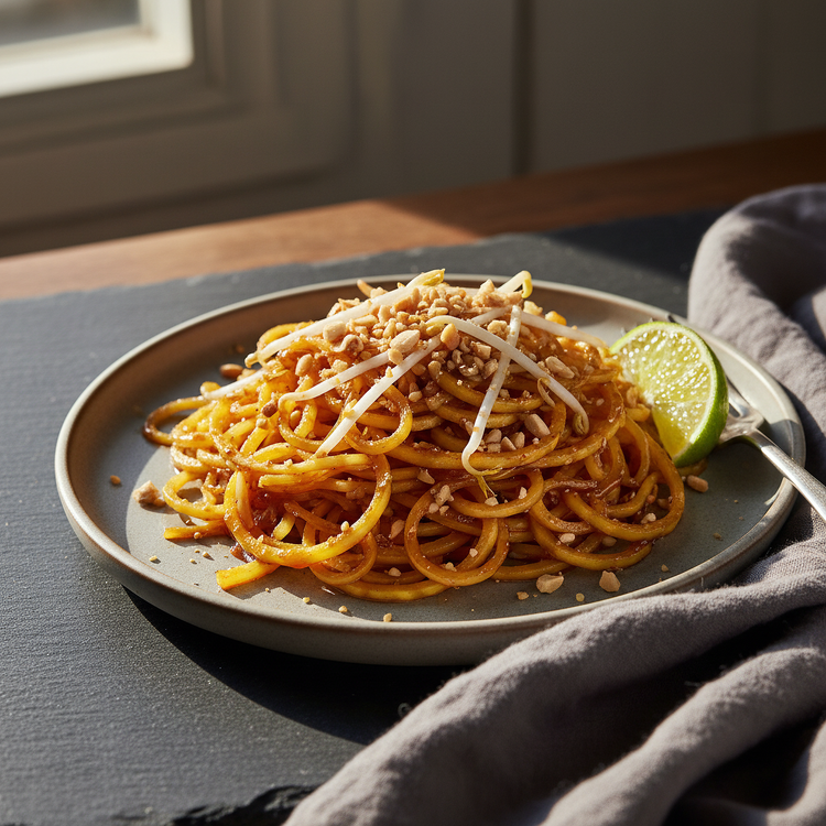 Spaghetti Squash Pad Thai