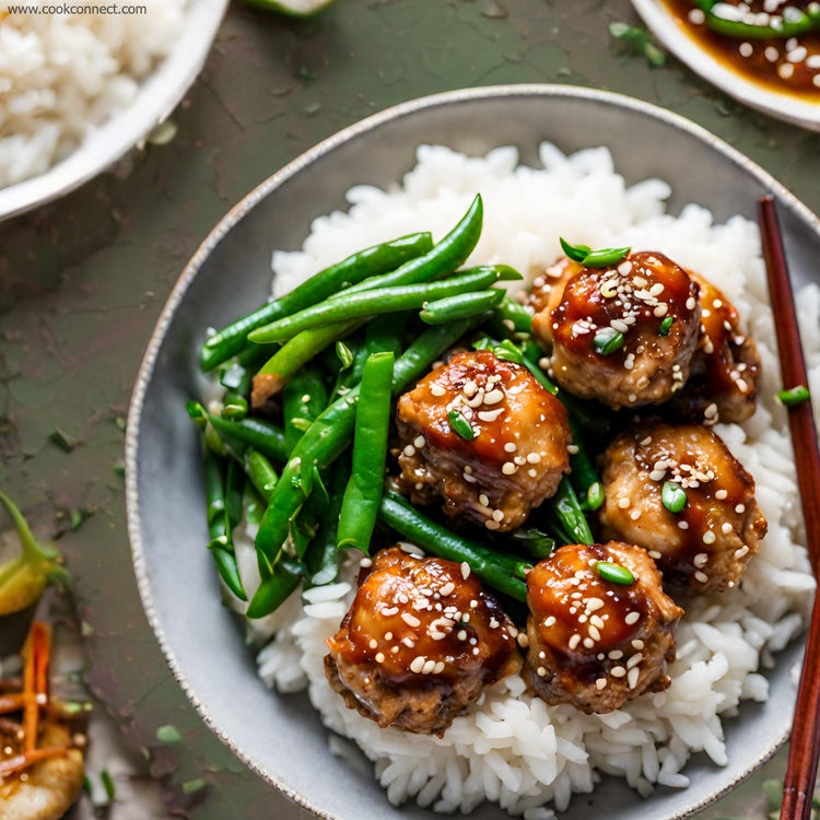 Sesame Chicken Meatballs
