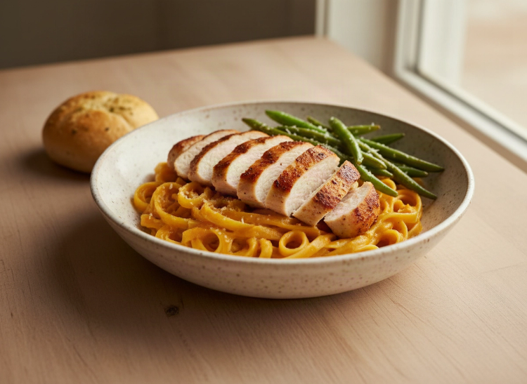 Butternut Chicken Fettuccine