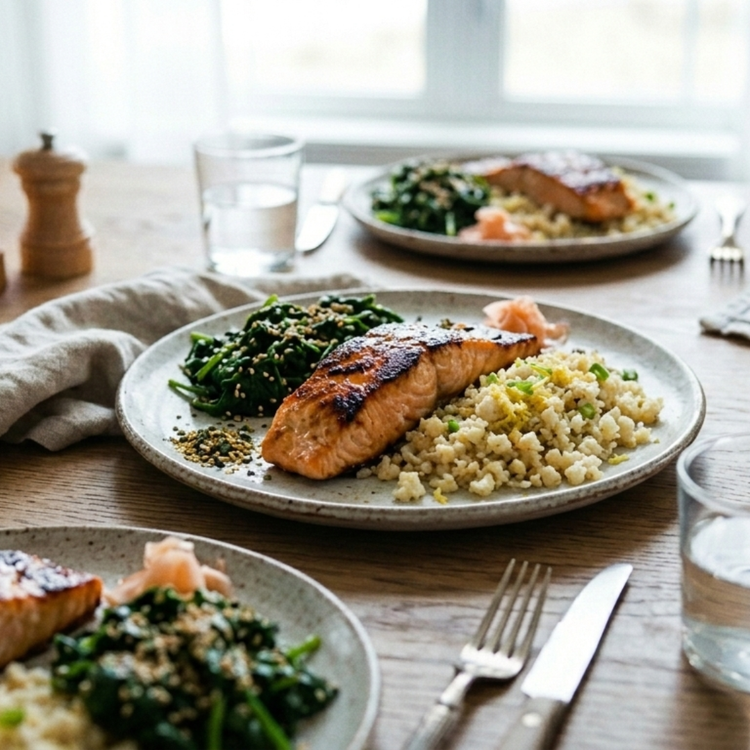 Miso-Glazed Salmon Bowl