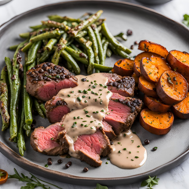 Peppercorn-Crusted Ribeye