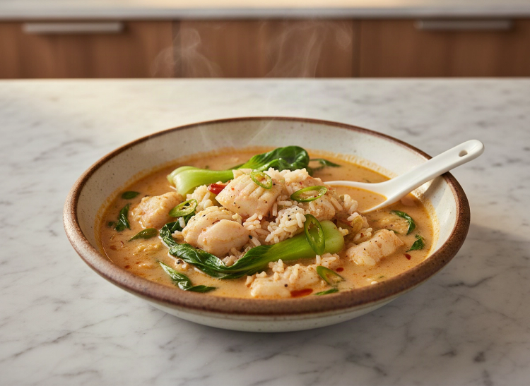 Red Curry Cod Soup