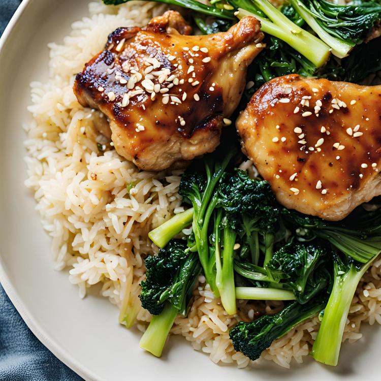 Soy-Braised Chicken Thighs