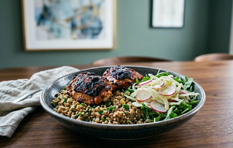 Harissa Chicken Thighs