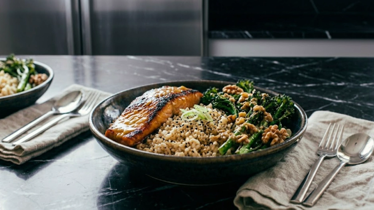 Walnut-Ginger Salmon