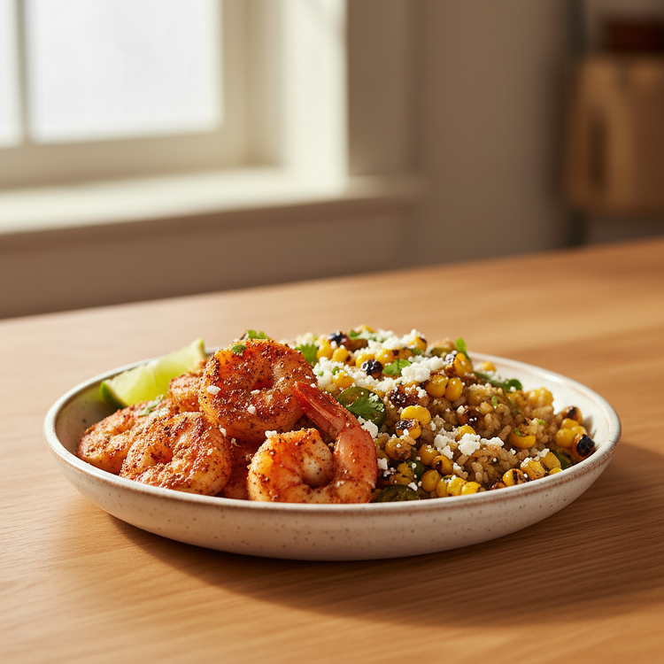 Elote Shrimp