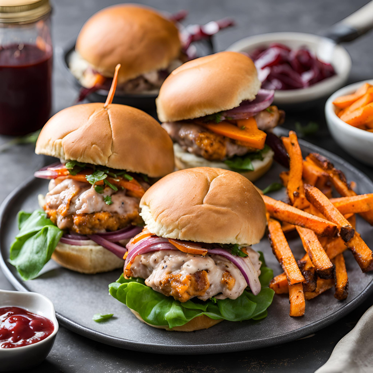 Turkey Veggie Sliders