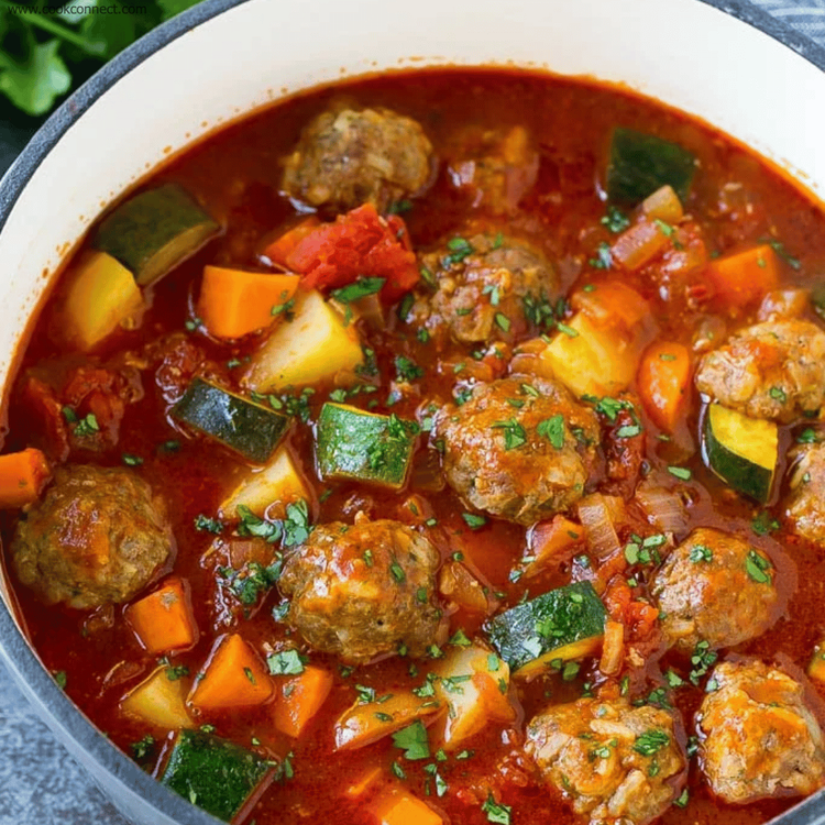 Beef Albondigas Soup