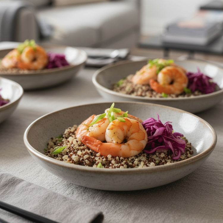 Ginger-Lemongrass Shrimp