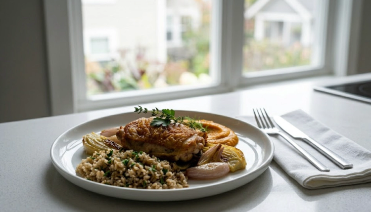 Fennel-Roasted Chicken Thighs