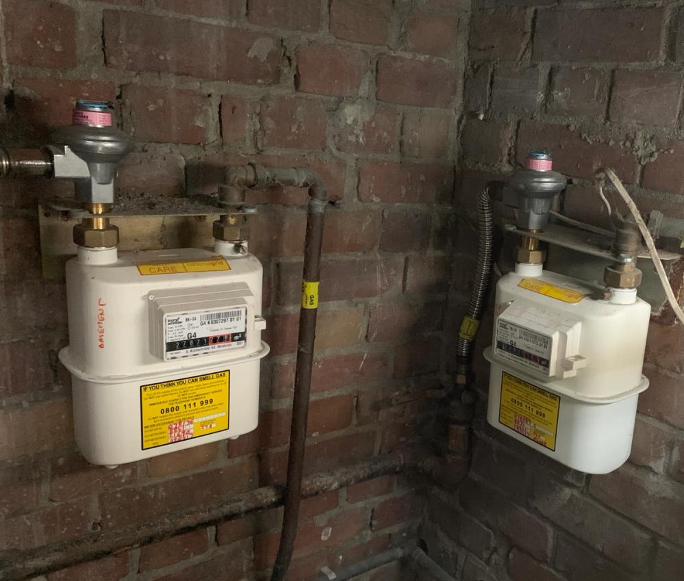 2 Gas meters