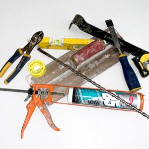 An assortment of maintenance equipment