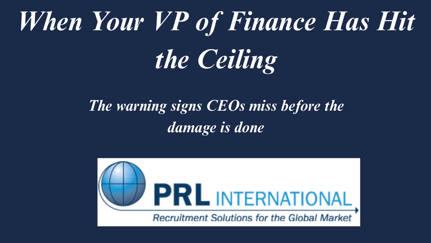 How Do You Know When Your VP of Finance Is No Longer the Right Fit?
