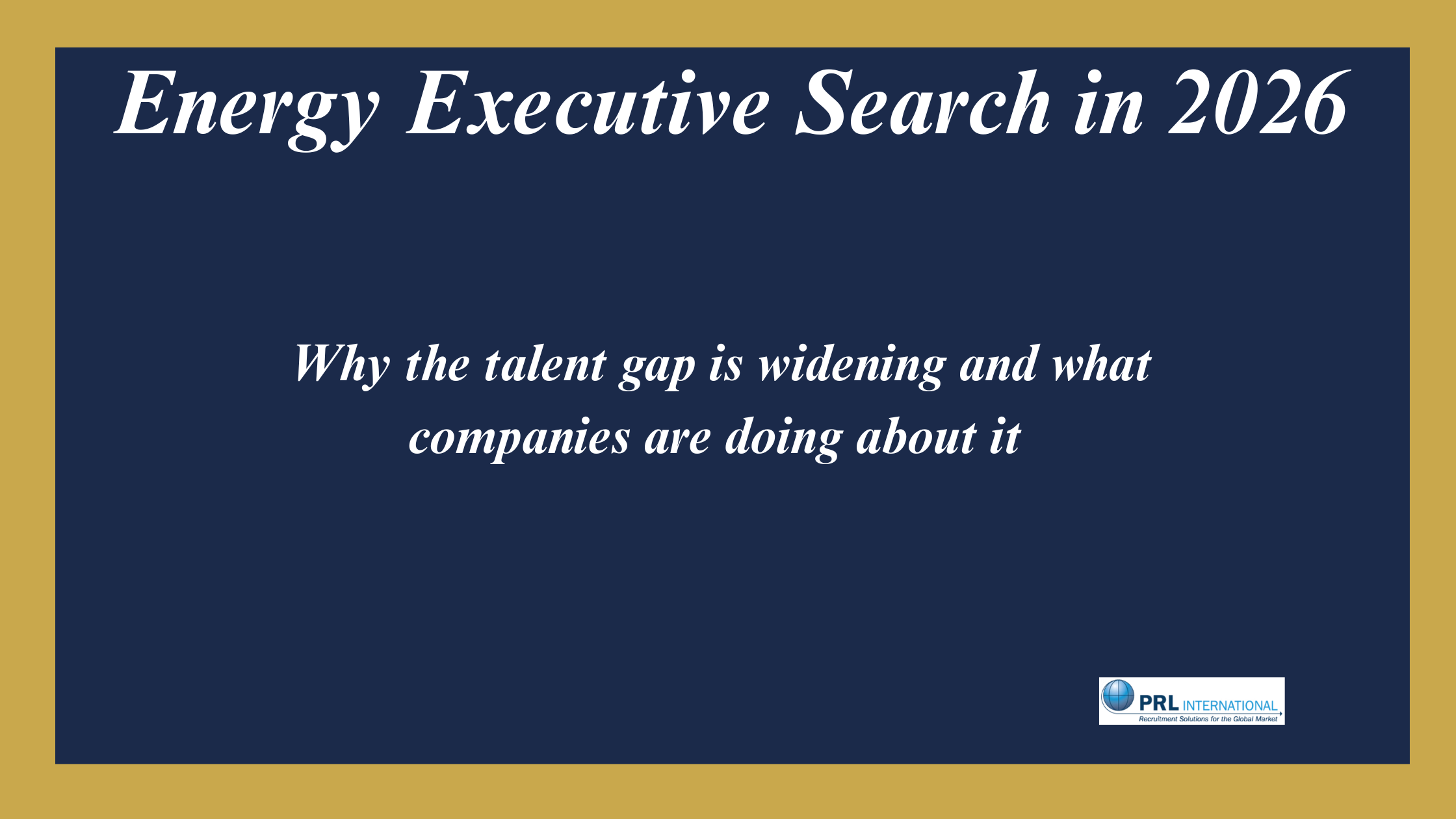 What Does the Executive Search Landscape in US Energy Look Like in 2026?