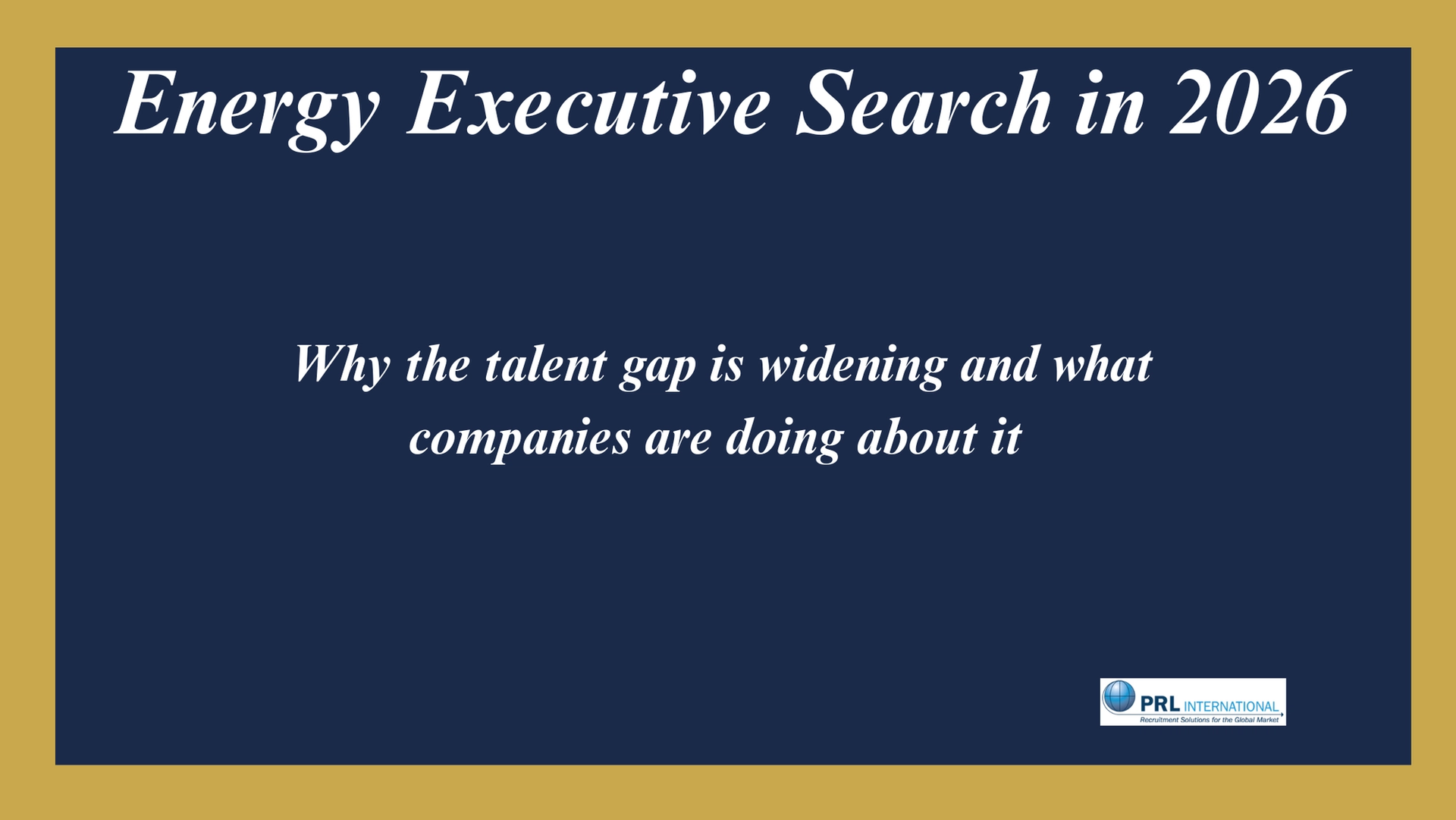 What Does the Executive Search Landscape in US Energy Look Like in 2026?