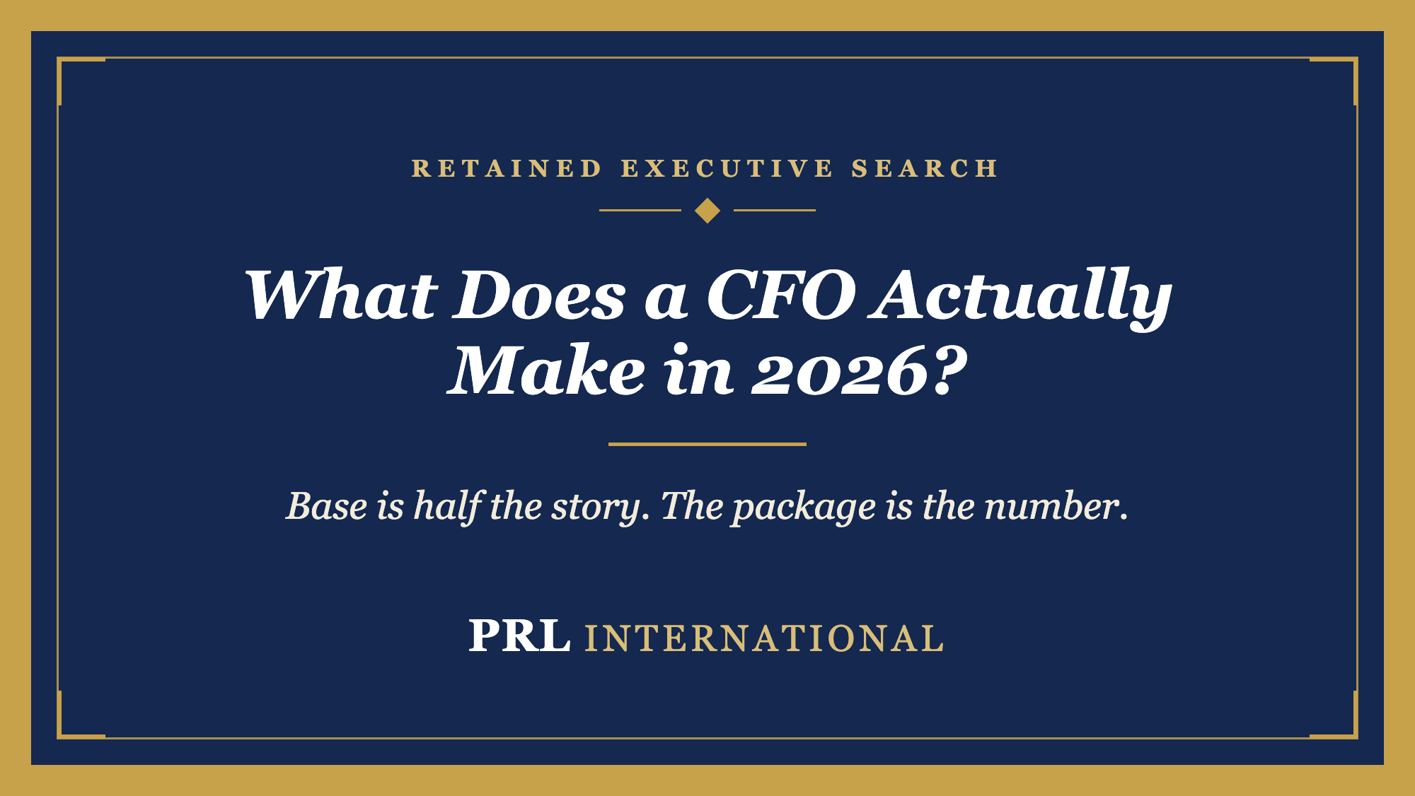 What Does a CFO Actually Make in 2026, and Why Is Your Budget Off by Half?