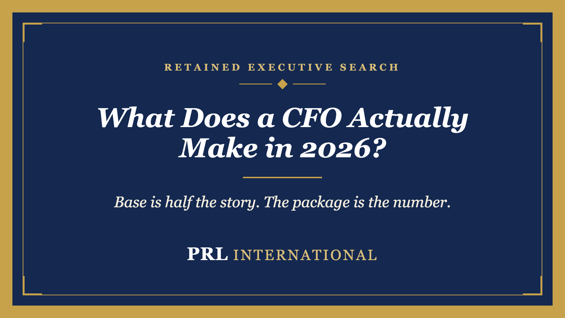What Does a CFO Actually Make in 2026?