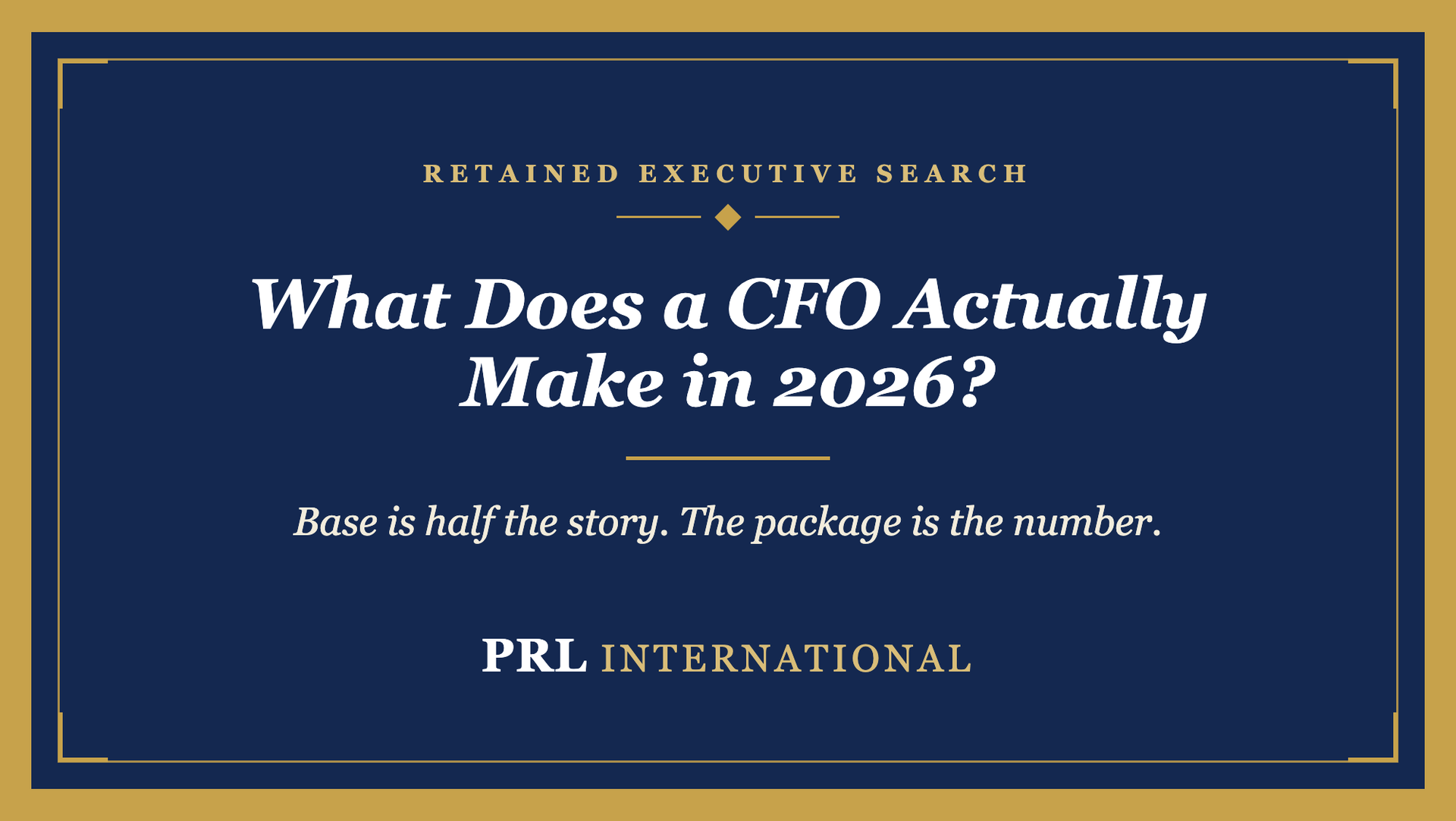 What Does a CFO Actually Make in 2026, and Why Is Your Budget Off by Half?