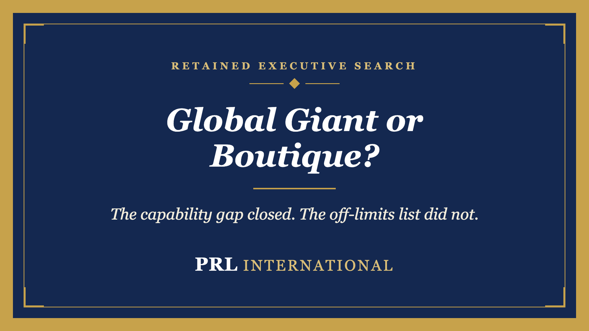 What Are the Best Executive Search Firms in the United States, and Should You Choose a Global Giant or a Boutique?