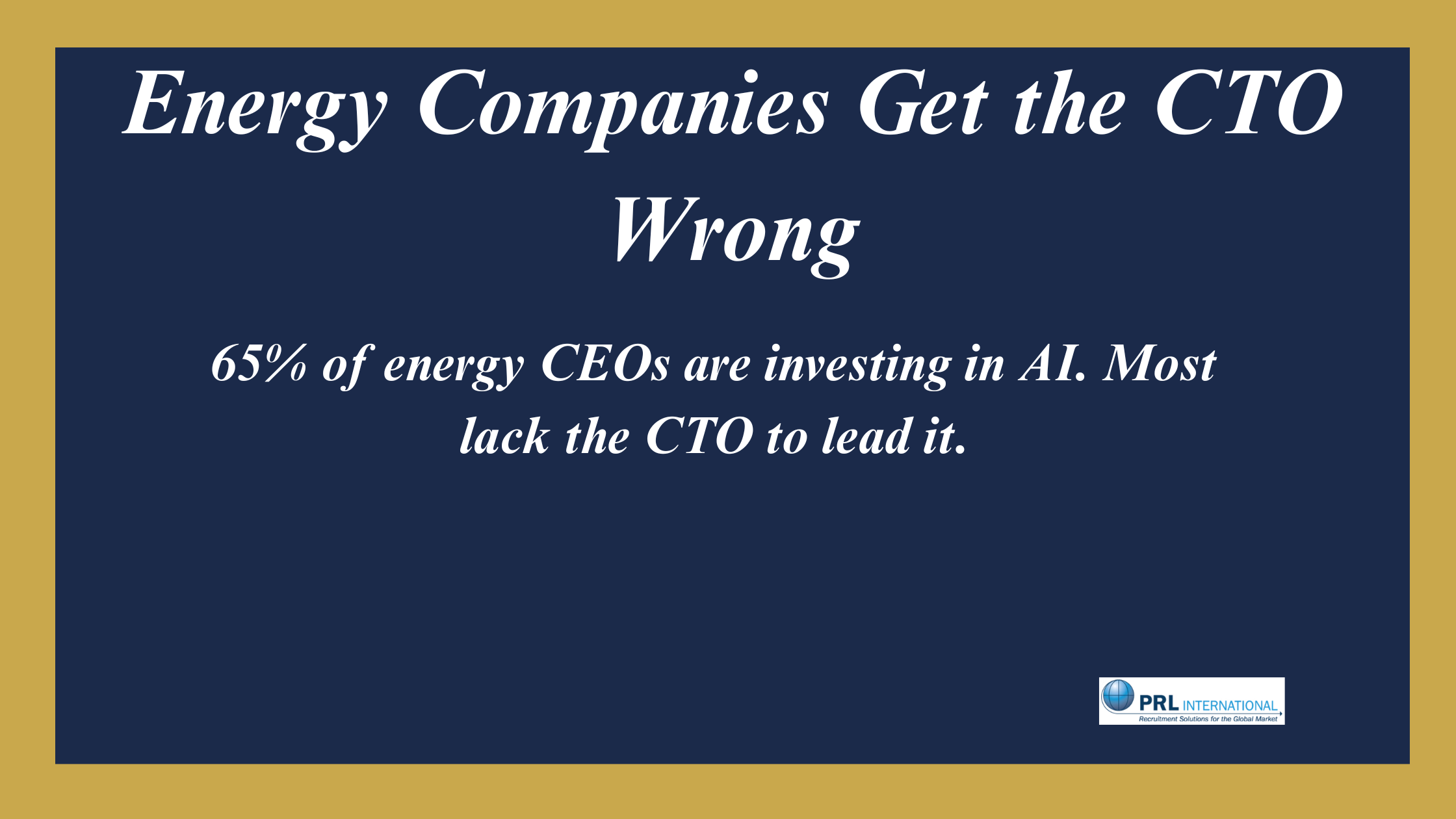 Why Are Energy Companies Getting the CTO Hire Wrong?