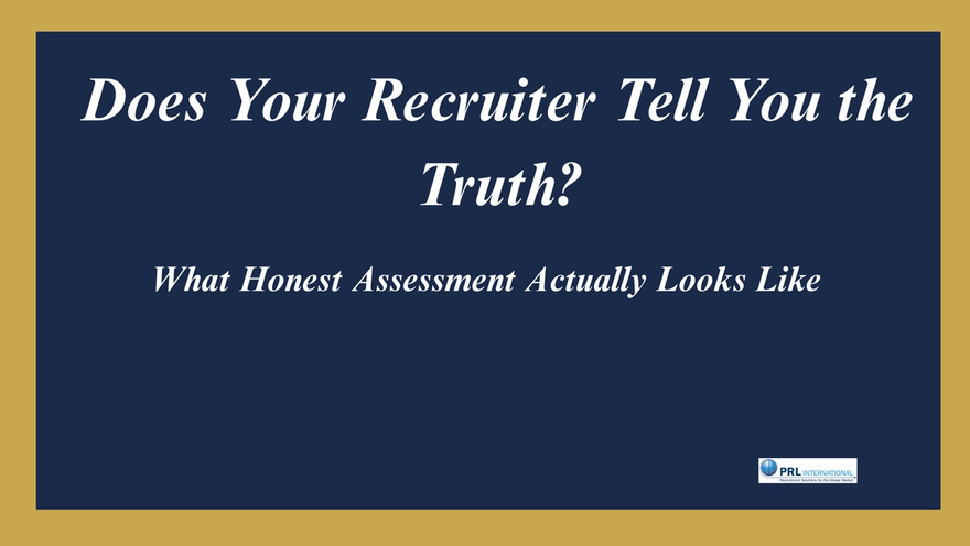 Does Your Executive Recruiter Actually Tell You the Truth?