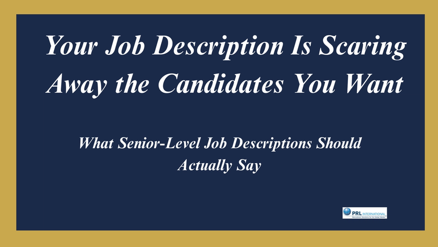 Your Job Description Is Scaring Away the Best Candidates