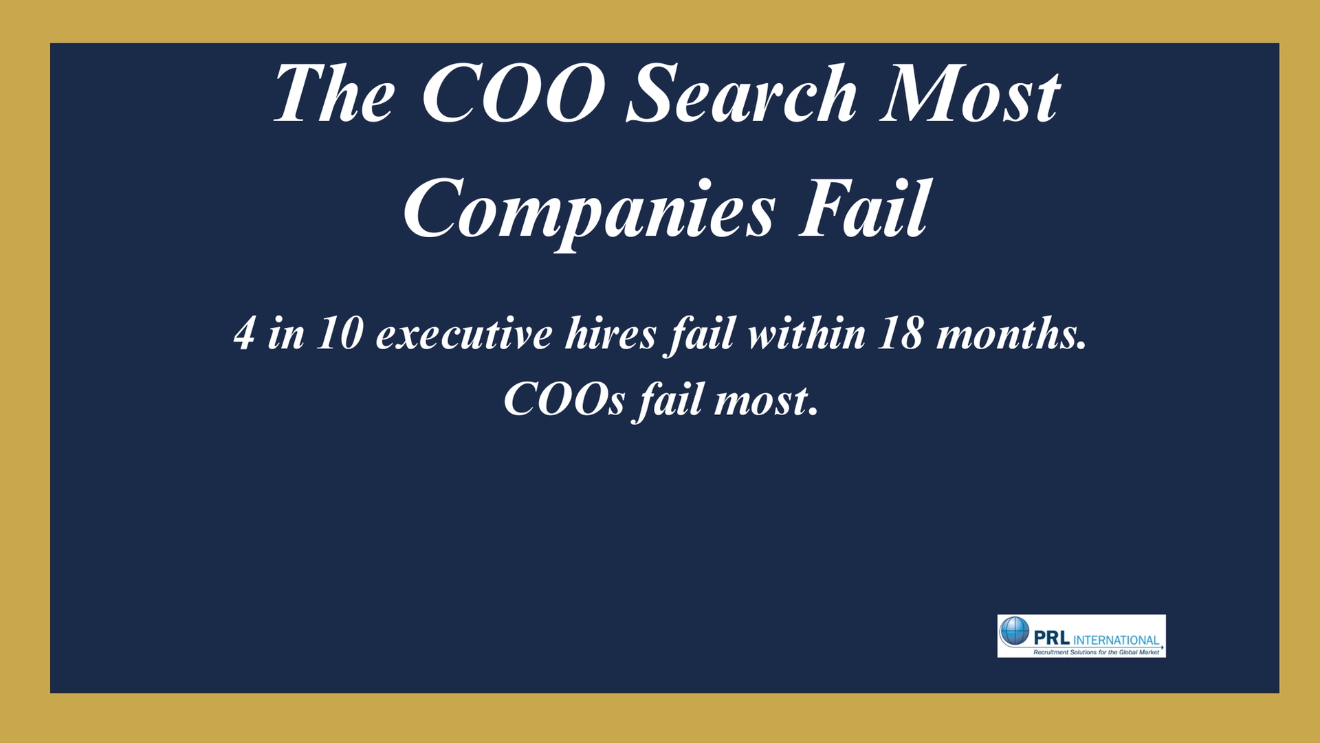 What Is the Promotion Trap That Breaks Every Mid-Market COO Search?