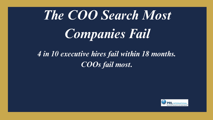 What Is the Promotion Trap That Breaks Every Mid-Market COO Search?