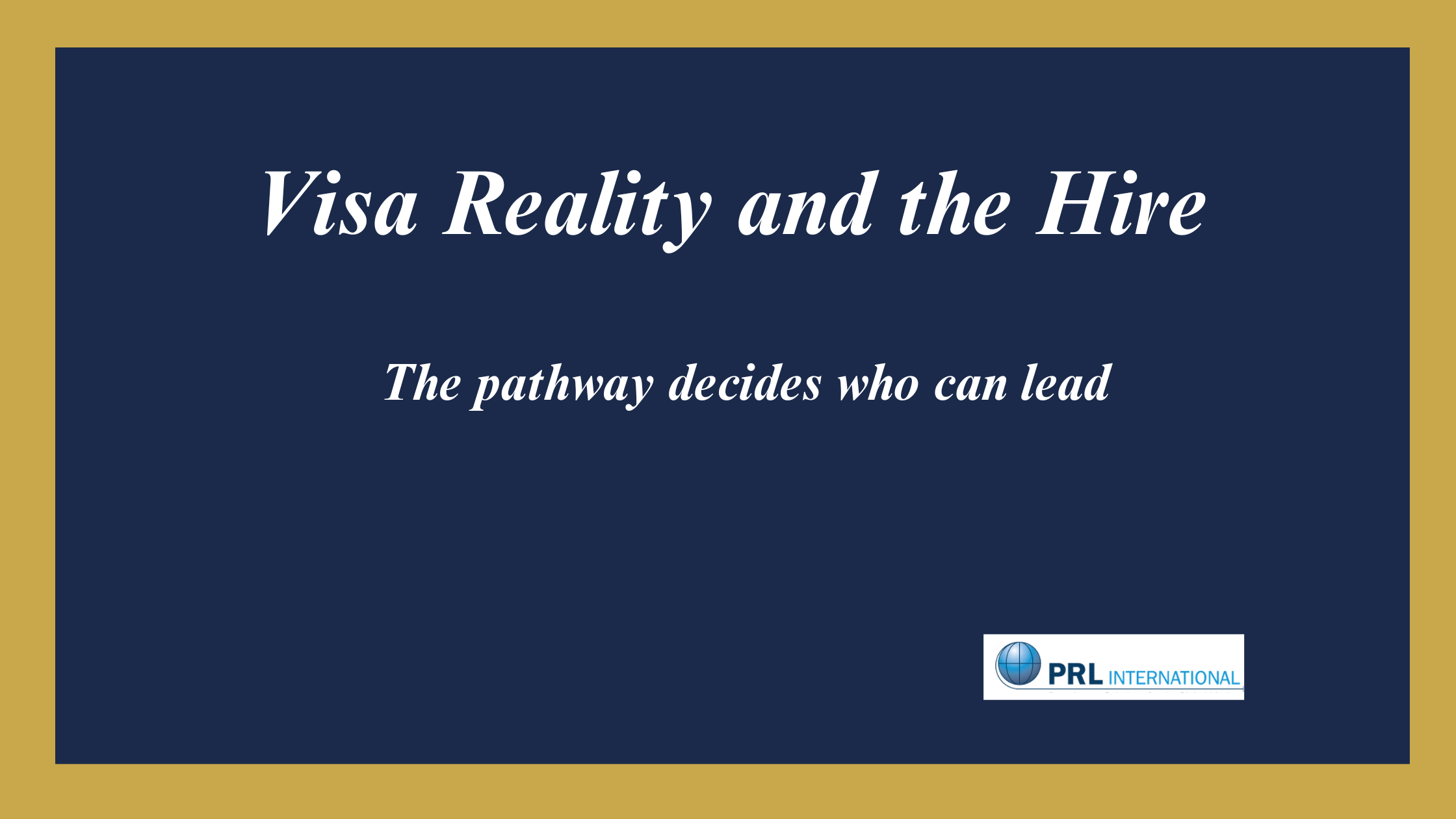 Building a US Leadership Team: Understanding Visa Pathways