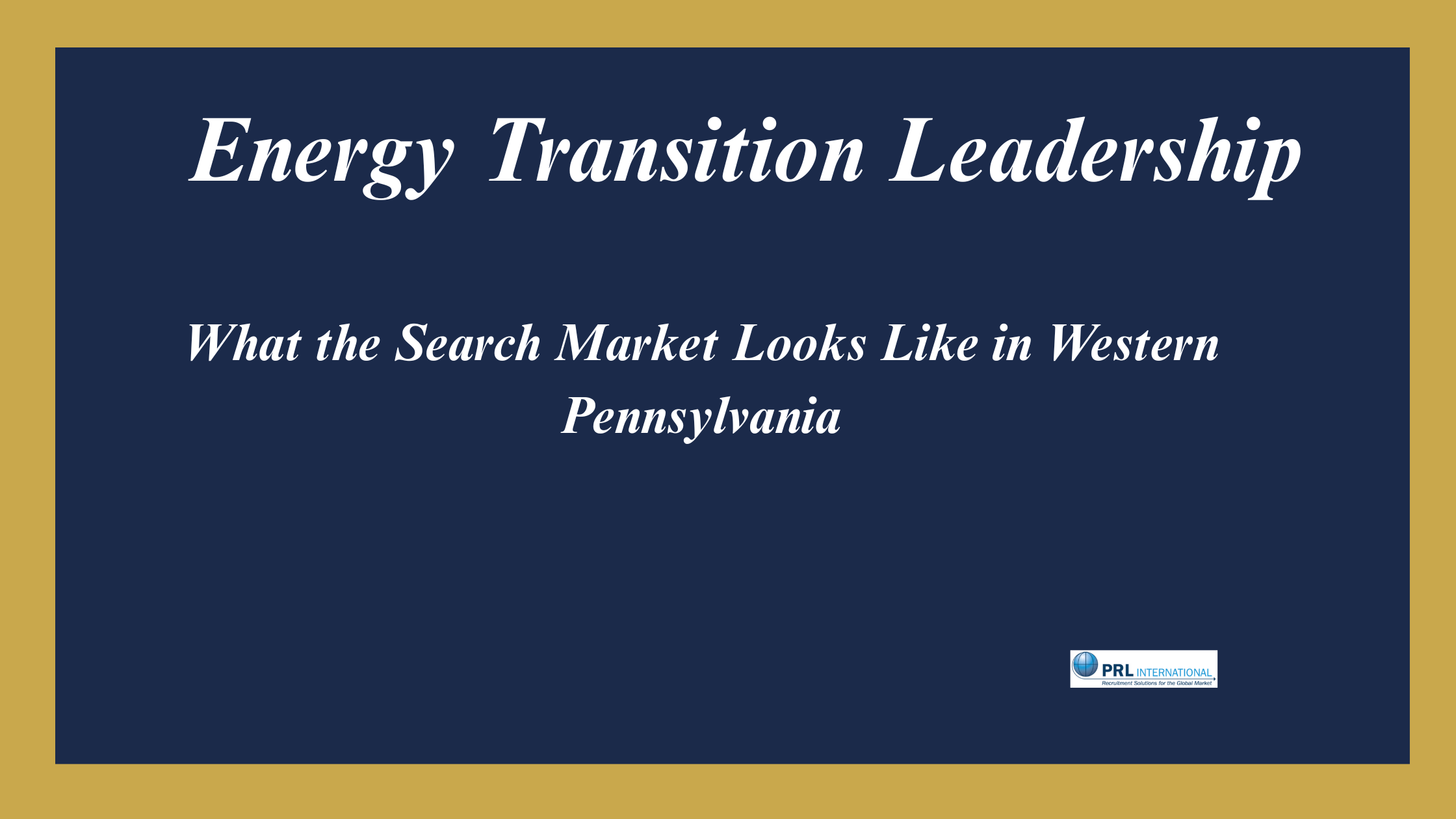 What Does Power Generation and Energy Transition Leadership Look Like in Western Pennsylvania?