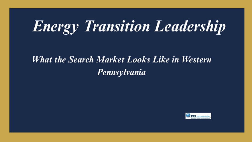 What Does Power Generation and Energy Transition Leadership Look Like in Western Pennsylvania?