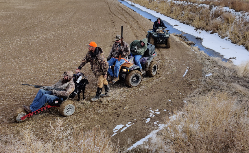Wheelchair Pheasant Hunting