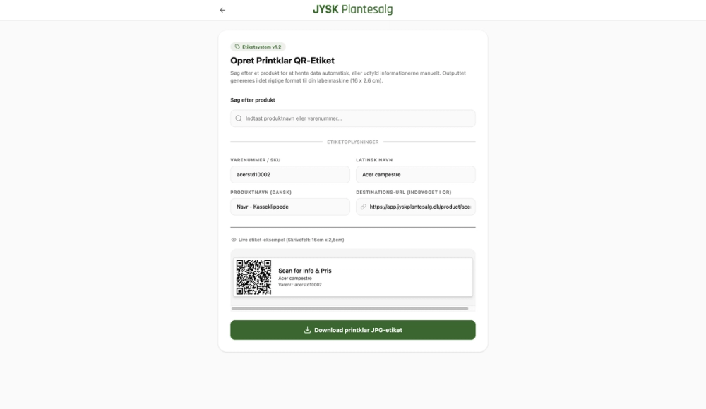 QR code shop