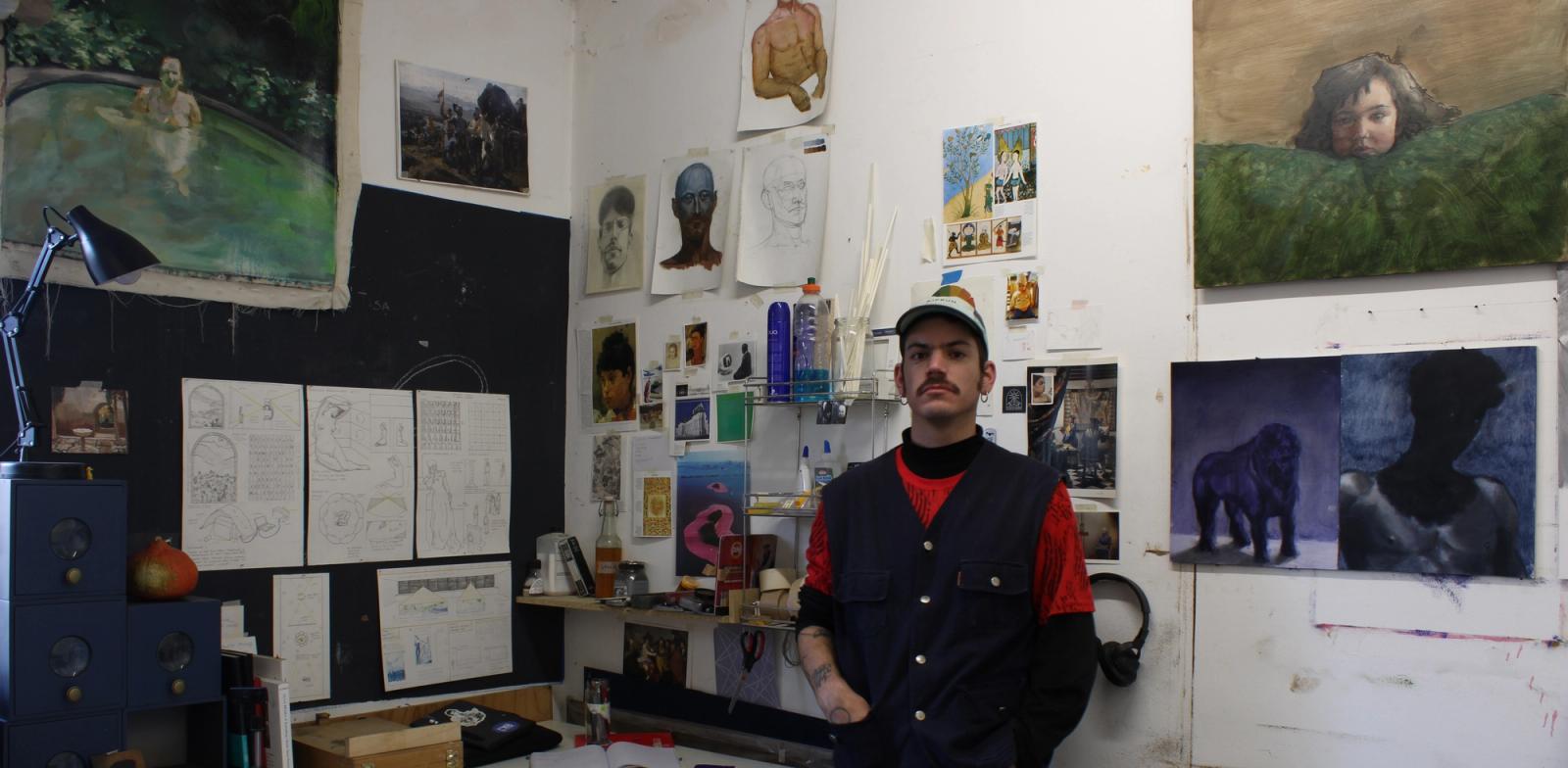 Martin Nitram en su taller