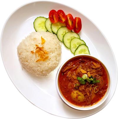 Slow-cooked Curry Beef