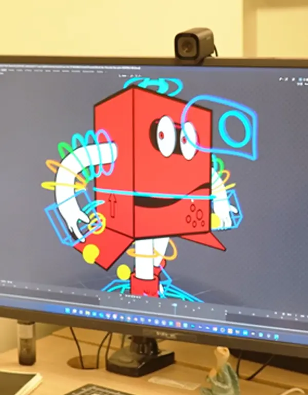 Behind-the-scenes Blender rig of a 3D Coke character created for the #TakeATaste campaign
