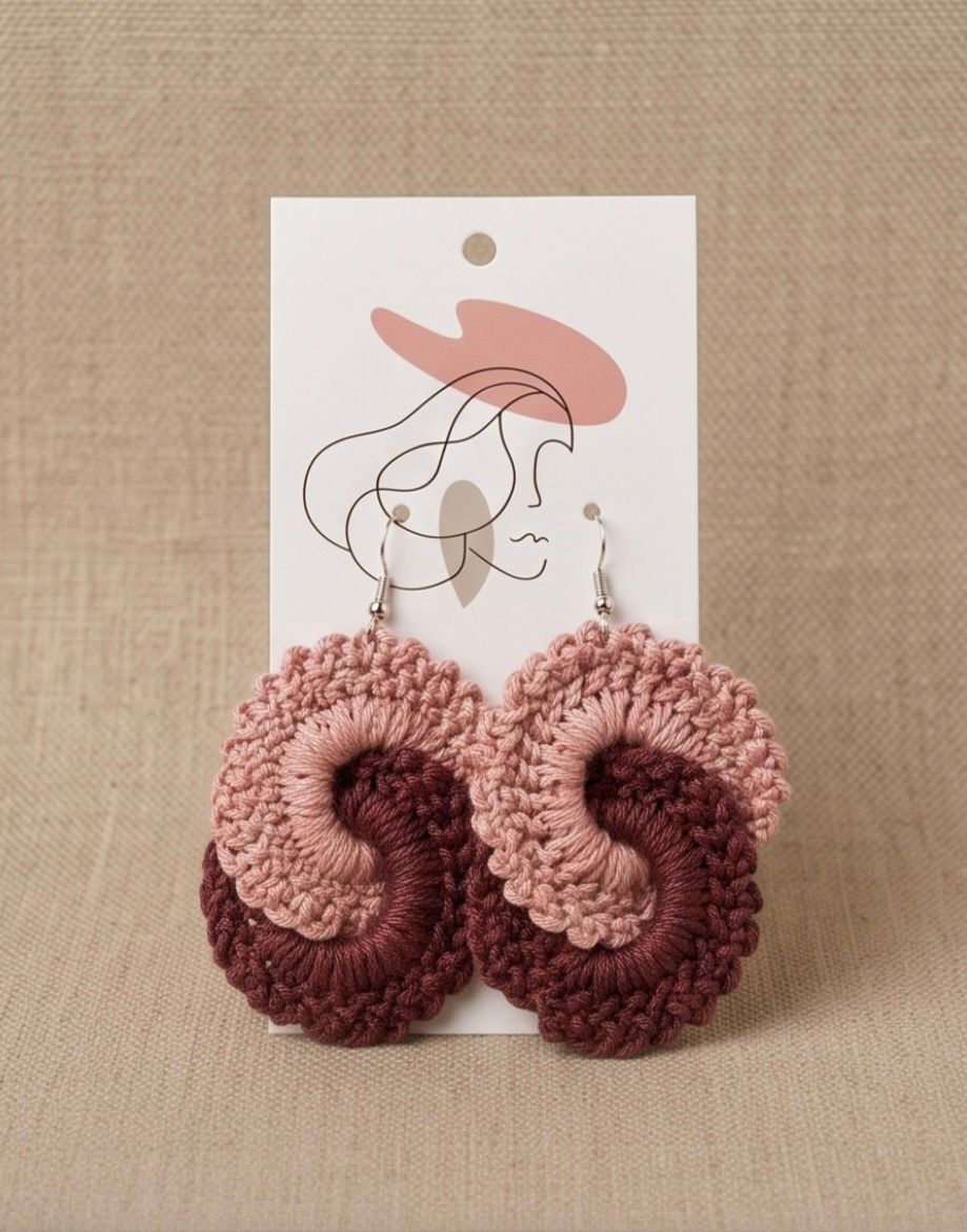 Duo Spiral Earrings DS03PP