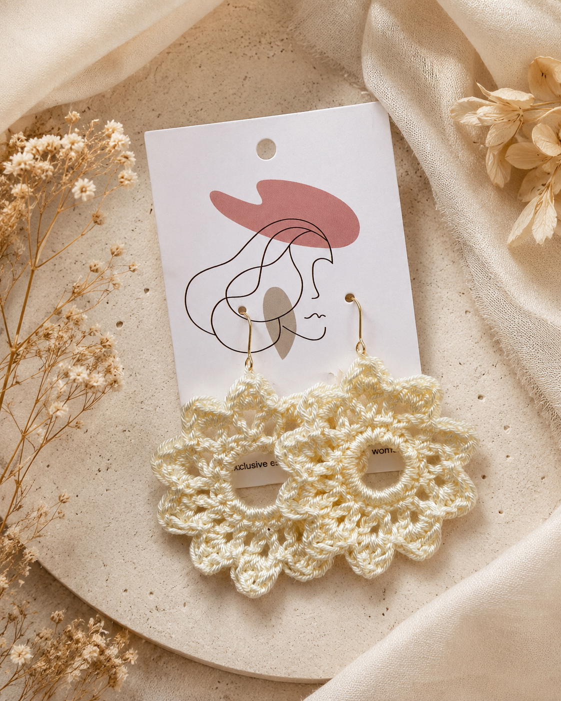 Flora Earrings FE01WH