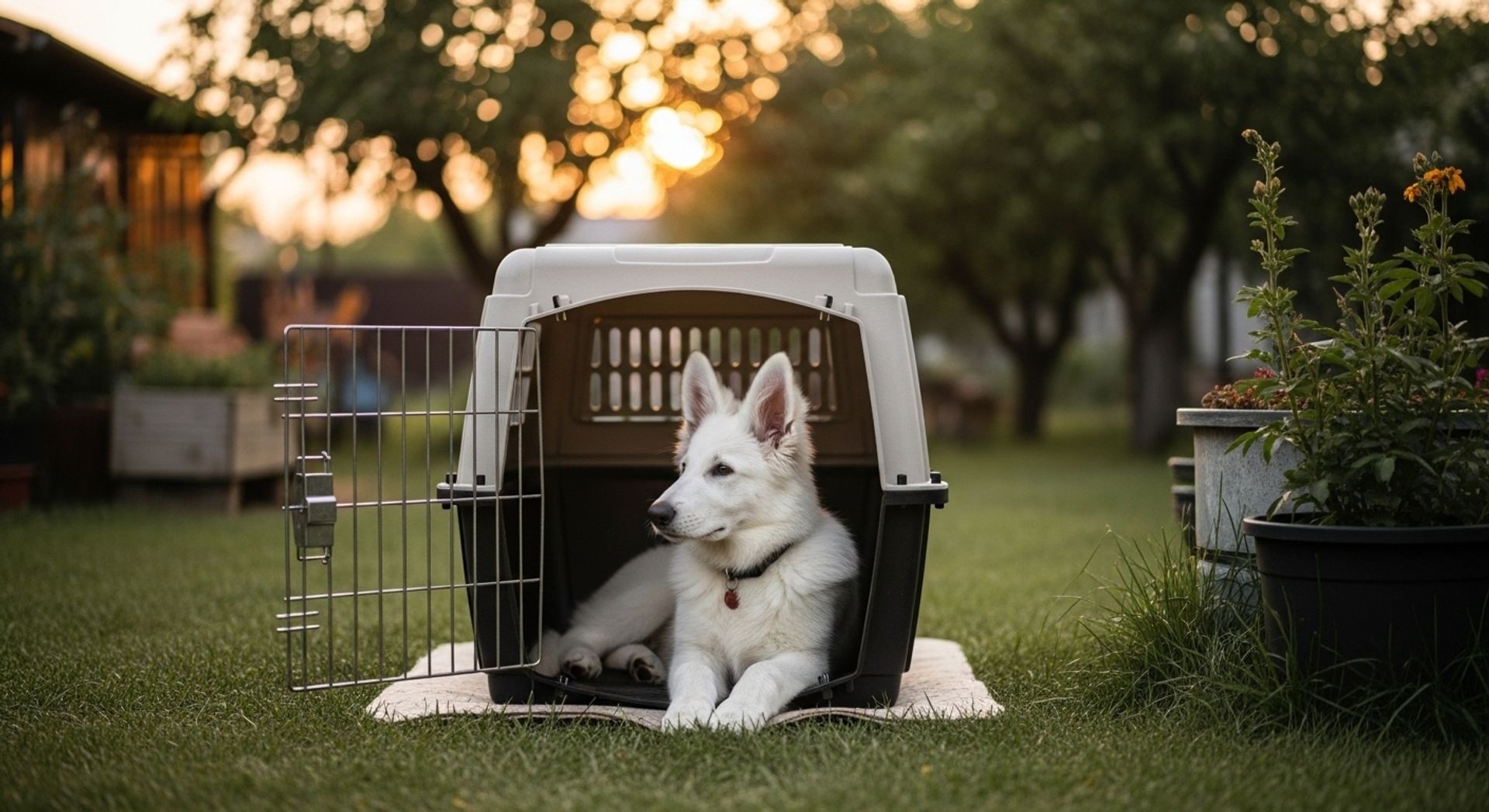 Train for Puppy Whining in Crate
