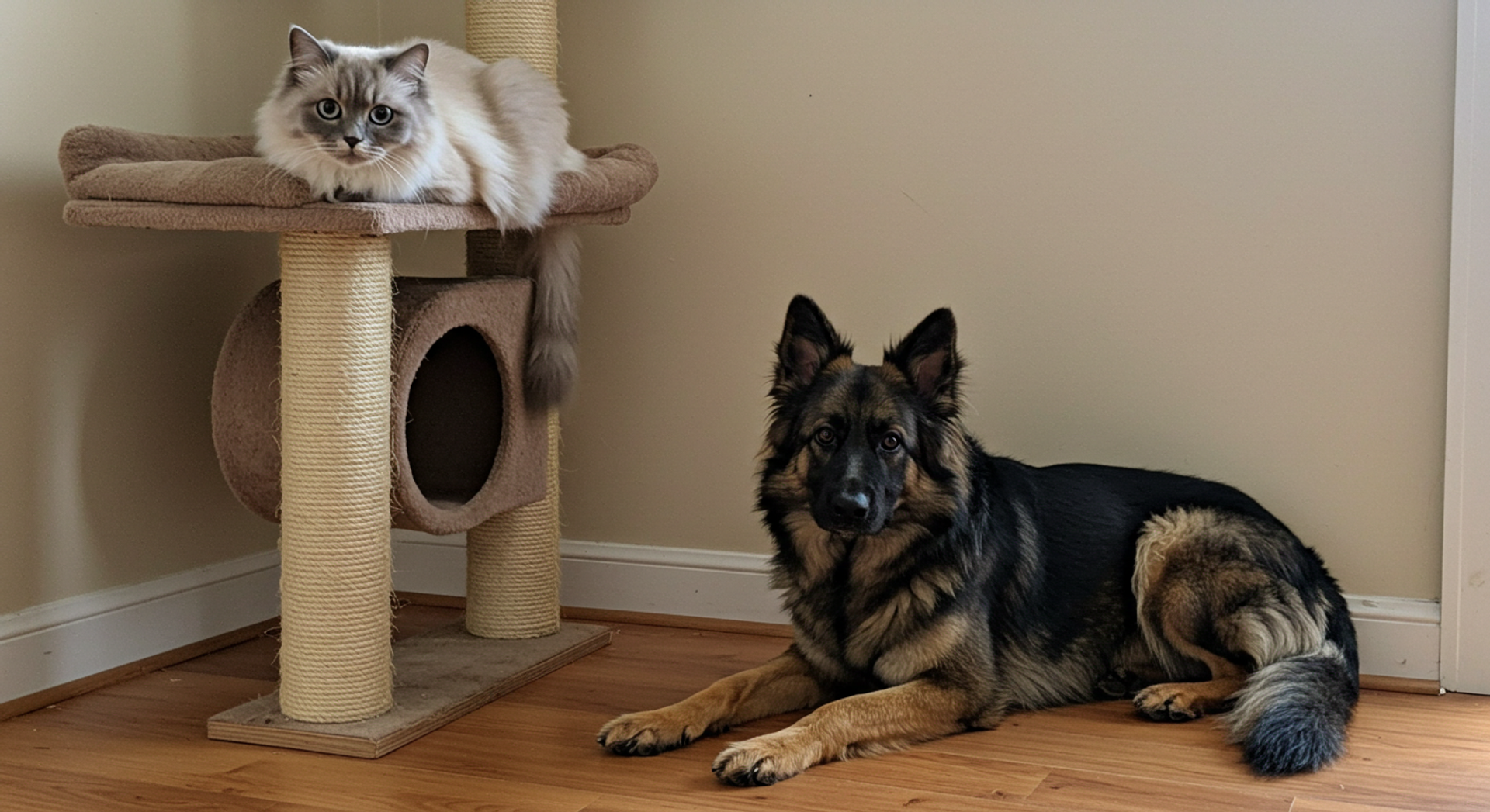 How to Introduce a German Shepherd to a Cat