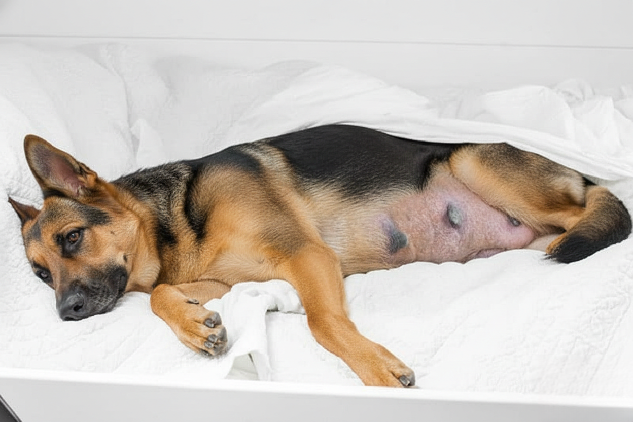 Image showcasing Dog Pregnancy Calendar: Week-by-Week & Whelping Signs