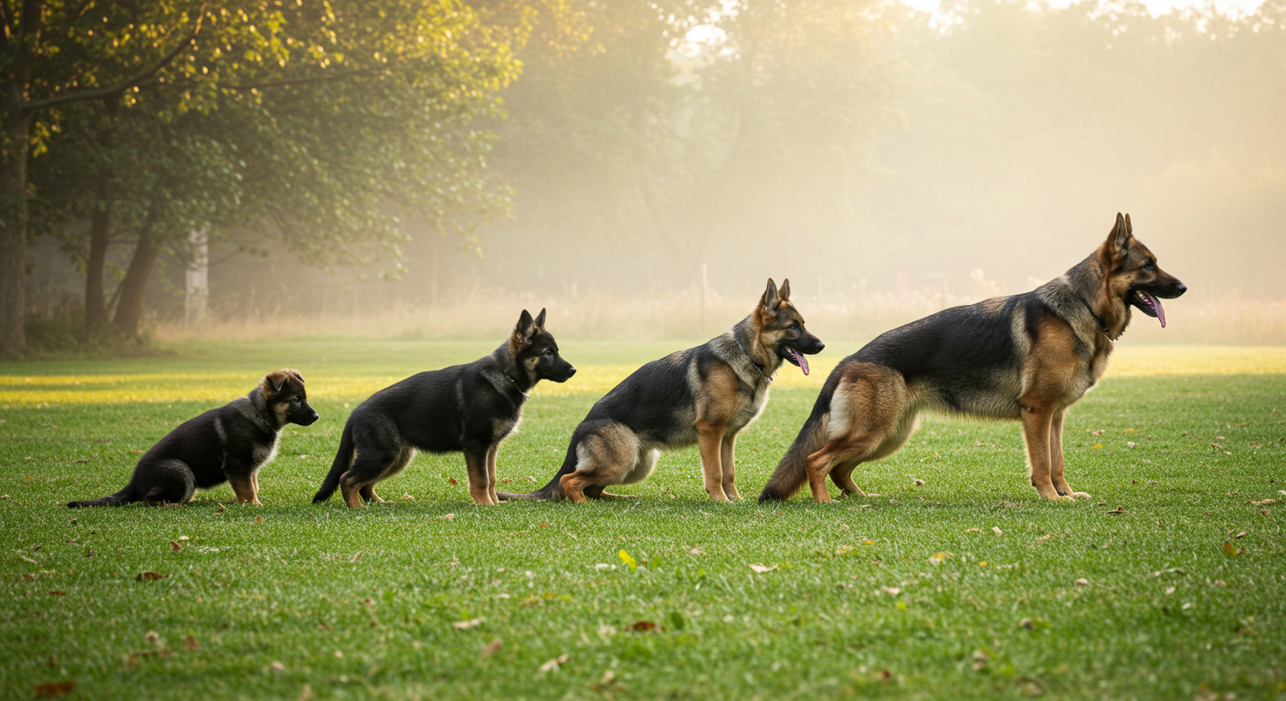 German Shepherds Growth Chart & Stages