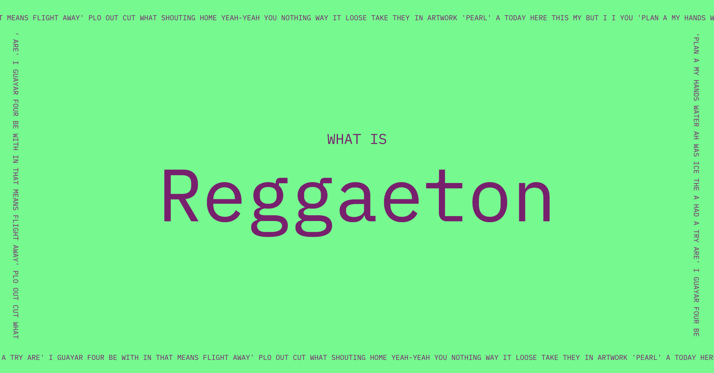 Reggaeton プロフィール読んでね 2 Reggaeton プロフィール読んでね 2